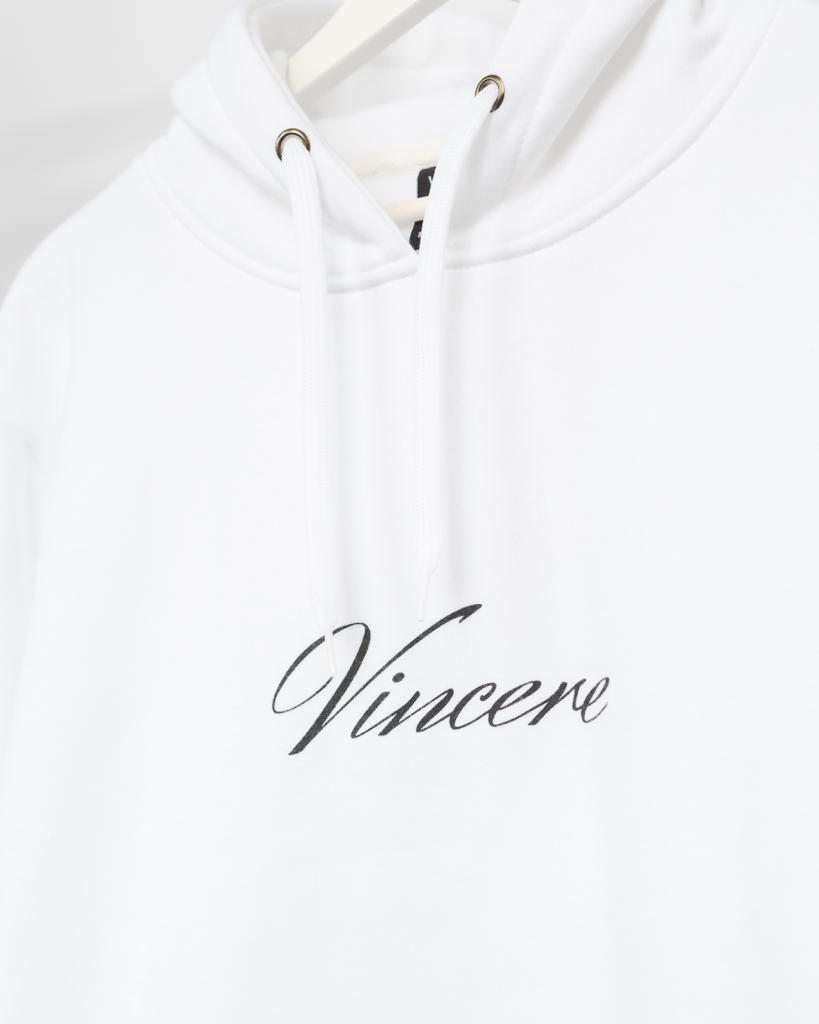 Vincere Whithe Oversize Hoodie