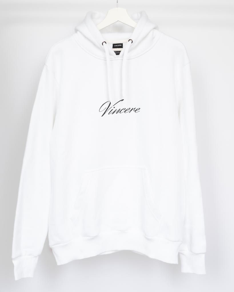 Vincere Whithe Oversize Hoodie