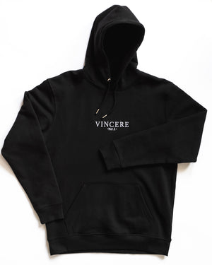 Vincere Black Hoodie mit Stick